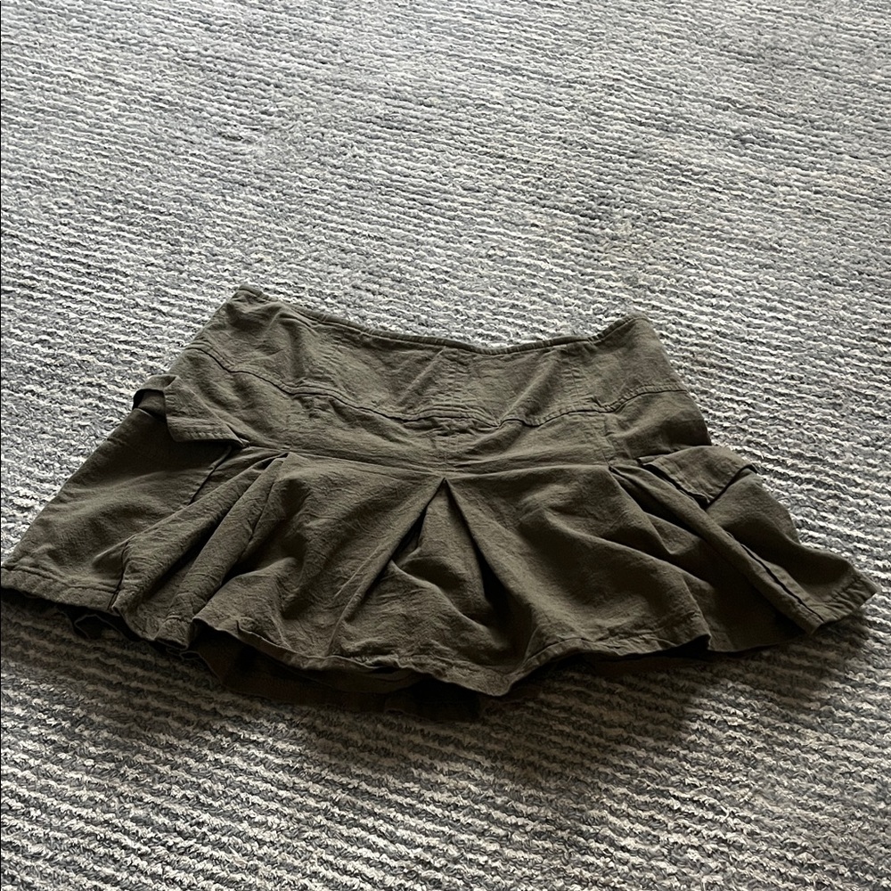 Olive Green Skort